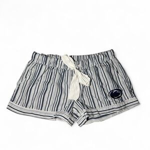 Penn State blue and white striped pajama shorts Size L. 🌿